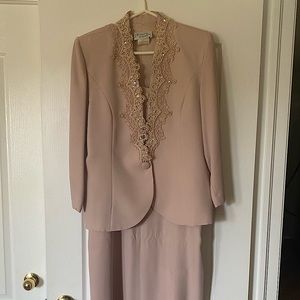 🇨🇦 MADE IN CANADA 🍁 2 piece Mother of the Bride Gown 💓 By Stanley Sklar